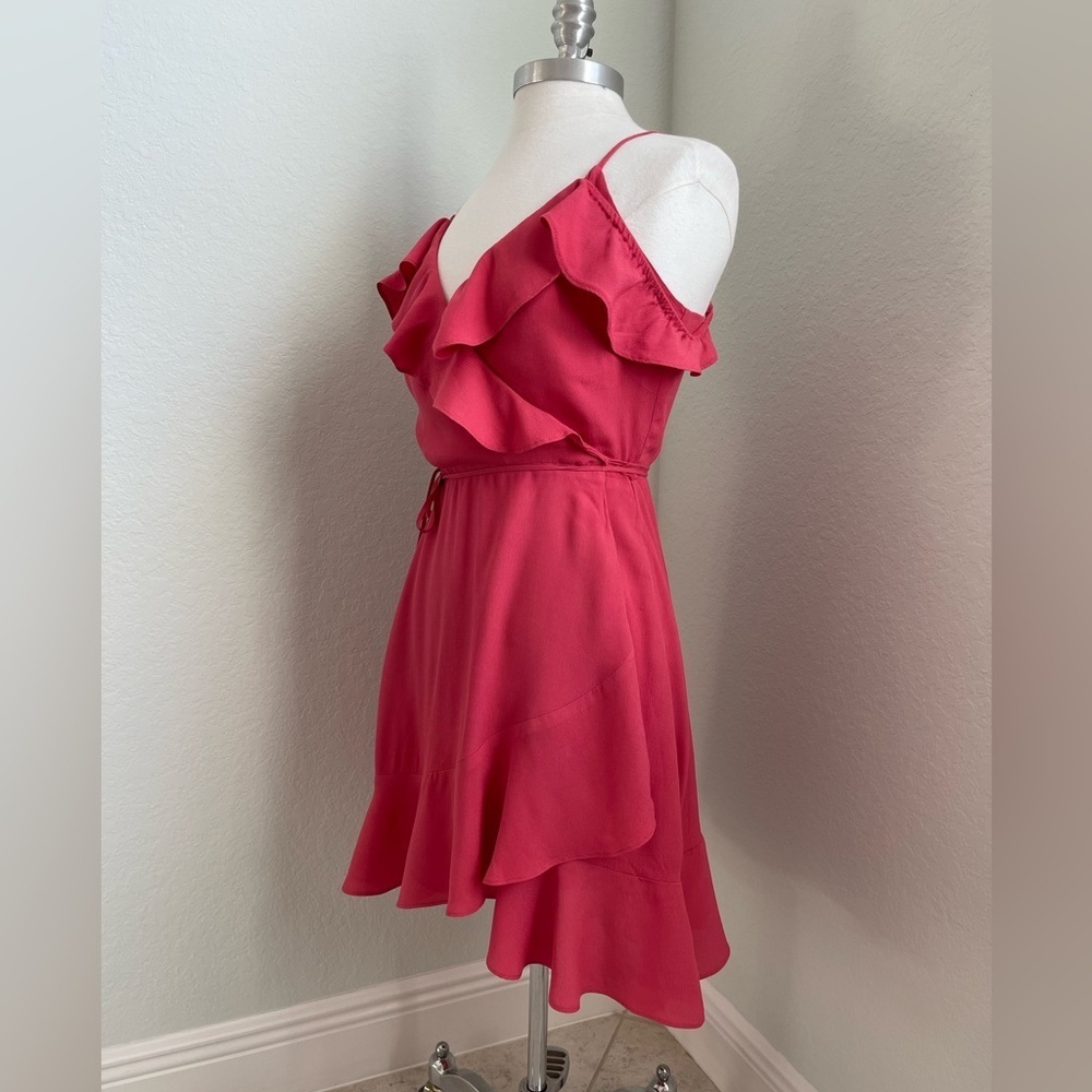 Willow & Clay Cold-Shoulder Wrap Dress - Picture 7 of 14